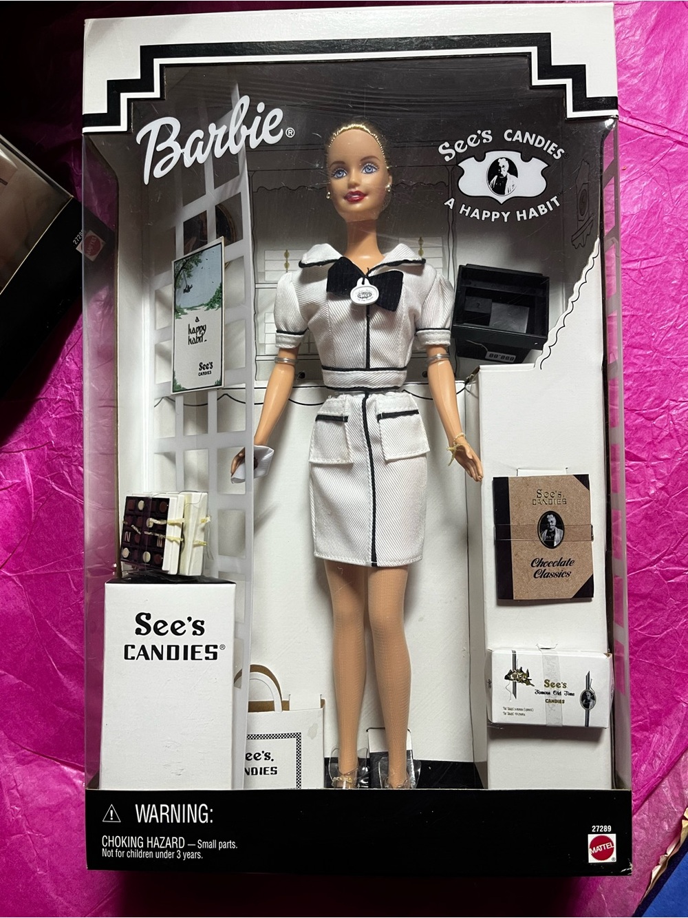 1999 See’s Candies “A Happy Habbit” by Mattel #27289 NRFB
